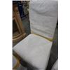 Image 3 : 4 COVERED DESIGNER DINING CHAIRS