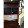 Image 3 : 3 DRAWER BROWN DESK WITH PULL OUT TRAY AND GALLERY