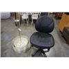 Image 1 : ROLLING OFFICE CHAIR AND MODERN CEILING LIGHT FIXTURE