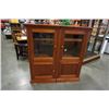 Image 10 : 4 FT 4 DOOR CABINET WITH 2 GLASS DOORS