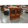 Image 9 : 4 FT 4 DOOR CABINET WITH 2 GLASS DOORS