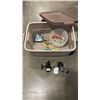 Image 1 : GARCIA MITCHELL 300A, MEDALLION MR-320 FISHING REELS, AND TOTE W/ FISHING SUPPLIES