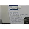 Image 2 : AS NEW INSIGNIA 10 SHEET CROSS CUT PAPER SHREDDER
