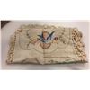 Image 8 : VINTAGE LINENS - DRESSER SCARF, EMBROIDERED DRESSER SCRAF, 4 DAMASK NAPKINS, PACKAGE OF DISHCLOTHS A