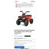 Image 1 : Costway 6V Battery Powered Kids Ride On ATV 4-Wheeler Quad w/ MP3 & LED Headlight Red