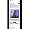 Image 1 : Costway 8Ft Pre-Lit Artificial Christmas Tree Premium Hinged w/ 750 LED Lights & Stand Retail $461