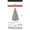 Image 1 : Costway 9 Feet Artificial Christmas Tree with Premium Snow Flocked Hinged Retail $350
