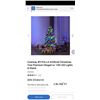 Image 1 : Costway 4Ft Pre-Lit Artificial Christmas Tree Premium Hinged w/ 100 LED Lights & Stand Retail $168