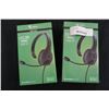Image 1 : 2 XBOX LVL30 WIRED GAMING HEADSETS - TESTED WORKING, RETAIL $29.98
