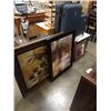 Image 1 : LOT OF 4 DECORATIVE FRAMED PICTURES