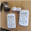 Image 1 : 5 AS NEW TIMER PLUG, 6 OUTLET USB AND SMART WIFI PLUGS RETAIL $95