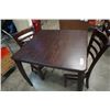 Image 2 : MODERN DINING TABLE WITH  2 CHAIRS AND JACKNIFE LEAF
