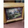 Image 2 : 4 DECORTATIVE FRAMED PICTURES, 2 ARE THOMAS KINKADE