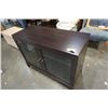Image 2 : MODERN 2 DOOR GLASS DOOR CABINET
