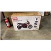 Image 2 : Costway 12V Kids Ride-On Motorcycle Motor Bike w/ Training Wheels Black