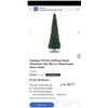 Image 1 : Costway 7Ft PVC Artificial Pencil Christmas Tree Slim w/ Stand Home Decor Green Retail $224