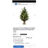 Image 1 : Costway 24'' Pre-Lit Tabletop Fir Artificial Christmas Tree with 35 LED Lights and Timer Retail $111