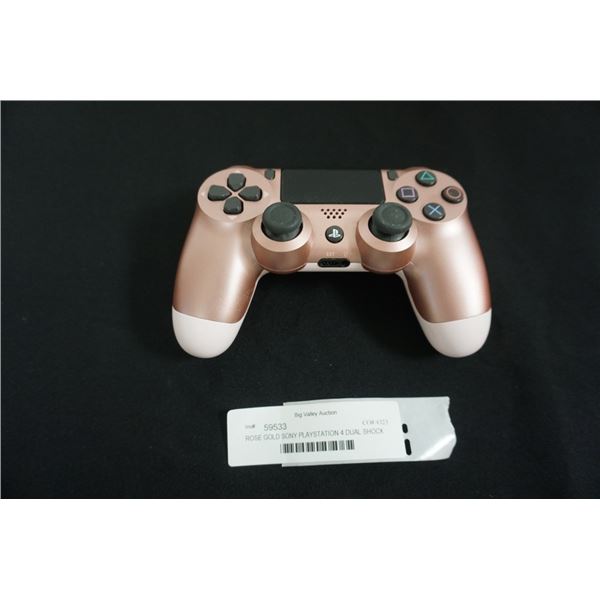 ROSE GOLD SONY PLAYSTATION 4 DUAL SHOCK CONTROLLER TESTED AND WORKING