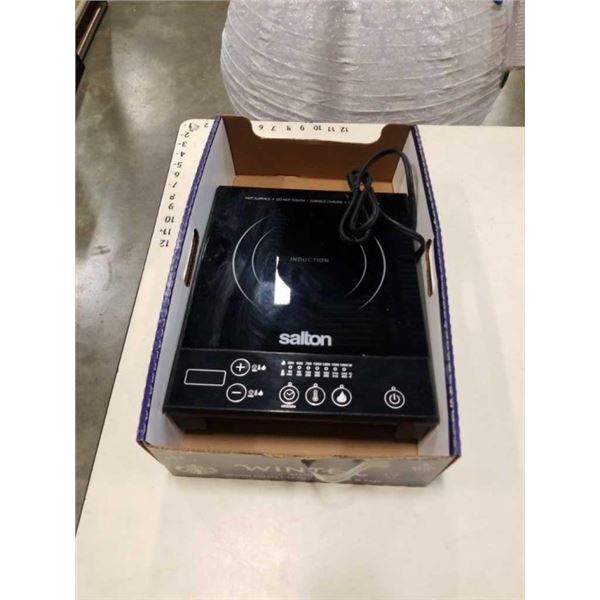 SALTON SINGLE INDUCTION COOK TOP, WORKING