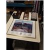 Image 1 : BLUE ANGELS FRAMED PRINT WITH 2 NOVELTY BOTTLE OPENERS AND WALL HOOK