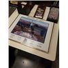 Image 2 : BLUE ANGELS FRAMED PRINT WITH 2 NOVELTY BOTTLE OPENERS AND WALL HOOK