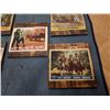 Image 2 : 5 MOUNTED VINTAGE WESTERN MOVIE ADVERTS FROMS 50'S, 60'S AND 70'S