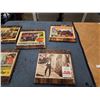 Image 3 : 5 MOUNTED VINTAGE WESTERN MOVIE ADVERTS FROMS 50'S, 60'S AND 70'S
