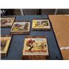 Image 3 : 5 MOUNTED VINTAGE WESTERN MOVIE ADVERTS FROMS 50'S, 60'S AND 70'S