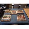 Image 1 : 5 MOUNTED VINTAGE WESTERN MOVIE ADVERTS FROMS 50'S, 60'S AND 70'S