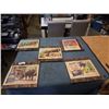 Image 1 : 5 MOUNTED VINTAGE WESTERN MOVIE ADVERTS FROMS 50'S, 60'S AND 70'S