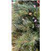 Image 2 : "FLIPTREE" 9FT PRE LIT VIRGINIA PINE CHRISTMAS TREE ON ROLLING STAND WITH EXTRA LIGHTS, POWER CORDS,