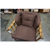 Image 2 : MCM BENT BAMBOO ARMCHAIR AND OTTOMAN