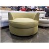 Image 2 : DELUXE DESIGNS GREEN ROUND LOUNGE CHAIR
