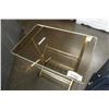 Image 2 : BRASS MAGAZINE RACK AND BLACK SKYWAY SUITCASE
