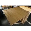 Image 2 : PINE IKEA DROP SIDE TABLE WITH DRAWERS