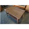 Image 2 : MODERN WALNUT FINISH COFFEE TABLE