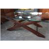 Image 2 : MODERN GLASS TOP COFFEE TABLE