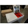 Image 2 : WHITE VANITY DESK WITH DRAWER AND FLIP TOP LID