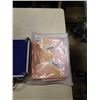 Image 2 : CONAIR CLIPPER SET IN HARDCASE AND BOX OF CURTAINS WITH TABLE COVERS