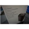 Image 2 : INSIGNIA 12 SHEET CROSS CUT SHREDDER - TESTED WORKING, RETAIL $99.99