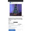 Image 1 : Costway 6Ft Pre-Lit Artificial Christmas Tree Premium Hinged w/ 350 LED Lights & Stand Retail $342