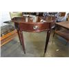 Image 1 : MAHOGANY FINISH DECORATIVE HALL STAND WITH ONE DRAWER