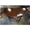 Image 2 : MAHOGANY FINISH DECORATIVE HALL STAND WITH ONE DRAWER
