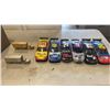 Image 1 : 6 DIECAST NASCARS AND 2 SEMI TRUCK CLOCKS