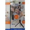 Image 2 : TWO 2 IN 1 TRIPOD SELFIE STICKS WITH LED RING LIGHTS - TESTED WORKING