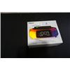 Image 2 : As New iHome TimeBoost Glow Alarm Clock in Black with Qi Wireless Charging and USB Port Rteail $125