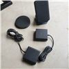 Image 2 : 2 AS NEW UBIOLABS 15W MOBILE DEVICE BUNDLE CHARGING DOCKS ONE ADJUSTABLE, ONE PAD RETAIL $120 BOTH H