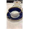 Image 2 : 6 ASSORTED TEACUPS AND SAUCERS - FOLEY, ROYAL ALBERT, SUTHERLAND, AYNSLEY, PARAGON