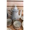 Image 2 : ROYAL ALBERT MEMORY LANE CHINA, INCLUDING TEA POT, CUPS AND SAUCERS, CREAMER ETC, 17 PCS TOTAL
