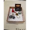 Image 1 : NEW FOLDING WOLF KNIFE IN COLLECTOR BOX AND 3 NEW 3 PC GRINDERS